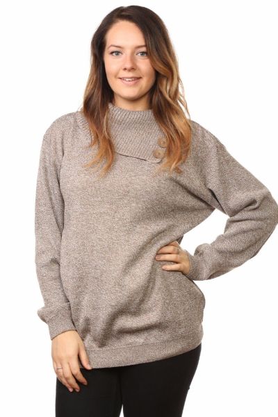 Womens Plus Size Knitted Pullovers  