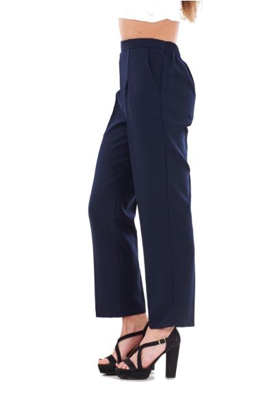 Womens Elasticated Straight Trouser  