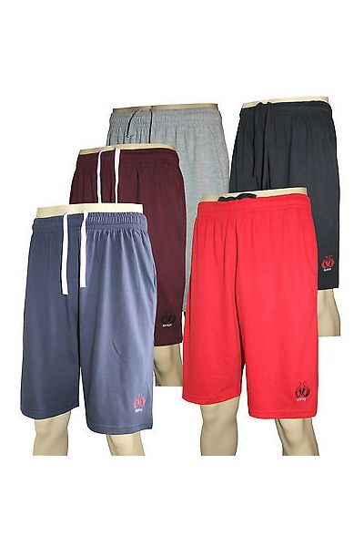 Mens 100 Cotton Gym Shorts Plain  