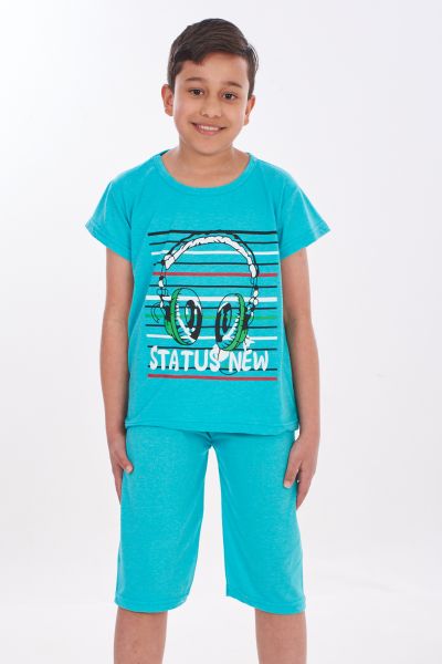 Bright Boys Summer PJs Cotton Set