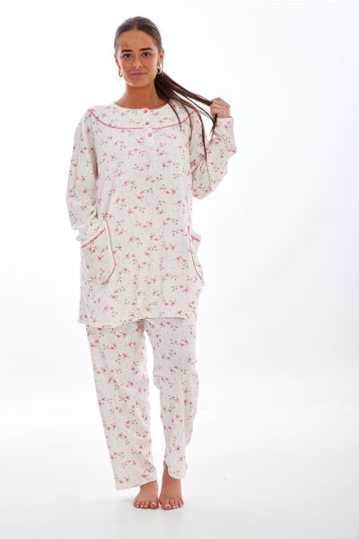 Women's Jersey Pyjamas Set Cotton PJs