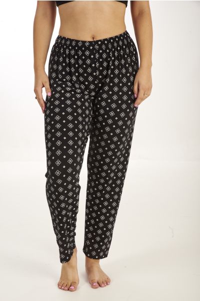 Womens Elasticated Harem Trousers