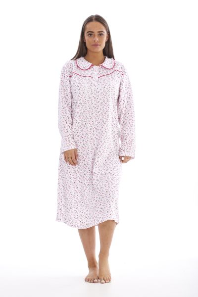 Long Sleeve Fleece Nightdress  