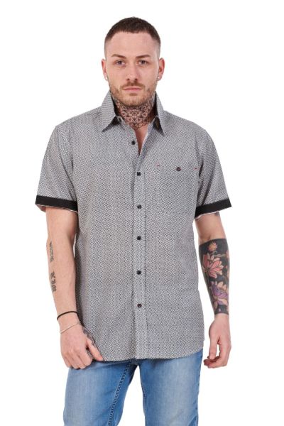 Mens Short Sleeve Collared Shirt