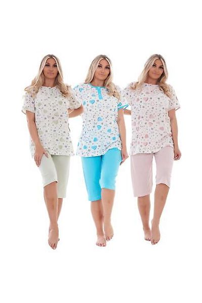 Womens Plus Size Capri PJs
