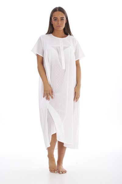 Victorian Cotton Nightdress Buttons  